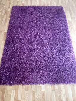 Kusový koberec fialový - 5