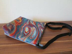 Nová dámská barevná filcová kabelka přes rameno - 5