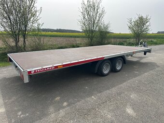 Přívěsný vozík 400x200 cm, plato, sklopný, přepravník - 5