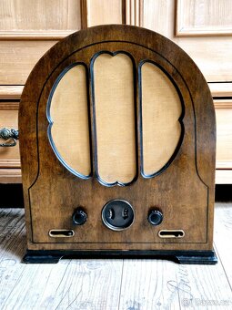 Starožitné rádio Telefunken 33WEa, rok 1930 - 5