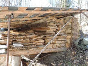 Trámy,prkna,palivové dřevo,kmeny,špalky k ohni i sochání - 5