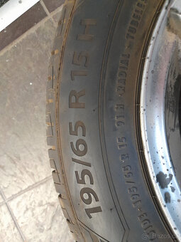 Alu disky Dezent F 15" (2 ks) + Barum Bravuris 5 195/65 R15 - 5