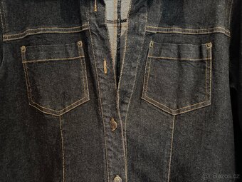 Dlouhý džínový kabátek s rozparky - Casual Woman - 5