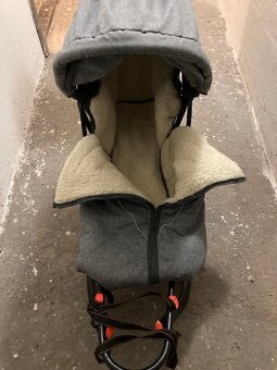 Dětské Kovové Sáňky 3v1 s fusákem + rukávníky - 5