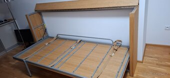 Dubová sklápěcí postel 90x200 - 5