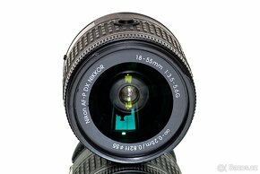 Nikon AF-P Nikkor 18-55mm + UVfiltr + clona TOP STAV - 5