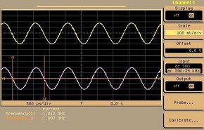 Osciloskop HP 54720A + moduly, sonda 2.5GHz - 5