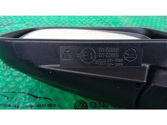 černé zrcátko vnejší levé elektrické, vyhřívané Škoda Felici - 5