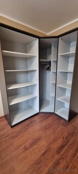 Rohová skříň WENGE - 5