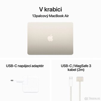 Apple MacBook Air 13 M3 24 GB / 512 GB, 10jádrový GPU - 5