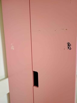 Sestava IKEA SMÅSTAD (postel+stůl se šuplíky+poličky+skříň) - 5