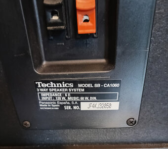 Prodám pěkné reprobedeny-TECHNICS SB- CA1060,TAKÉ MOHU POSLA - 5