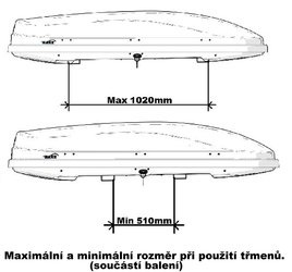 Střešní box Hakr magic line 400 - 5
