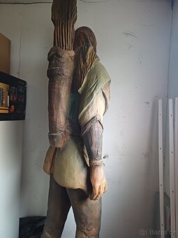 Dřevořezba dřevěná socha - 5
