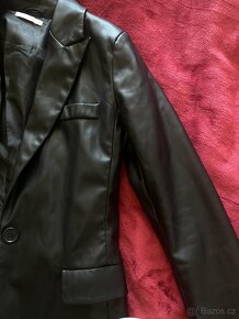 Kožená bunda dlouha s-xs - 5
