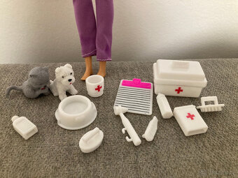 Barbie Mattel veterinář, chovatelka psů - 5