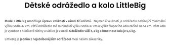 Dětské odrážedlo a kolo (2v1) Little Big - 5