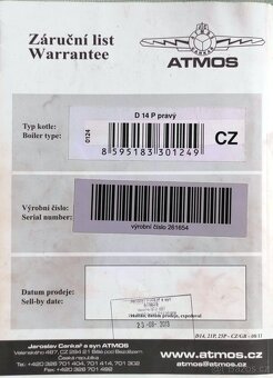 PRODEJ KOTEL ATMOS - 5