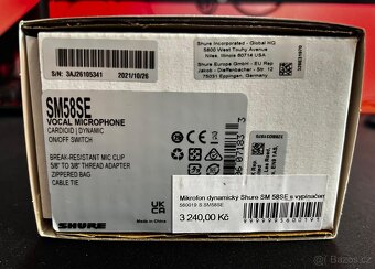 Shure SM58 SE, téměř nepoužitý, verze s vypínačem - 5
