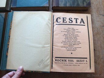 Svázaný časopis cesta - 1921-1926 - Ročníky 3 - 8 - 5