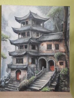 Obraz Japonsko "Starý dům" - 5