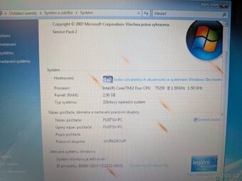 Retro notebook Fujitsu Siemens Esprimo mobile v5545 - 5