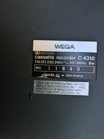 Tape deck WEGA C-4310, plně funkční - 5