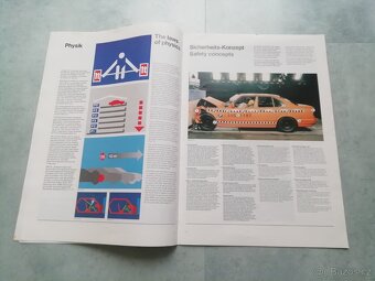 BMW E32 katalog / prospekt - bezpečnost vozidla - 5