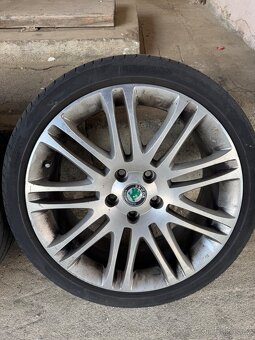 Alu kola originál Škoda Superb II 18R - 5