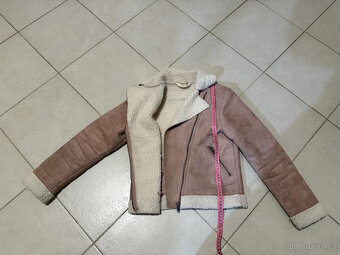 Dívčí bunda - kožíšek vel. 152 - 5