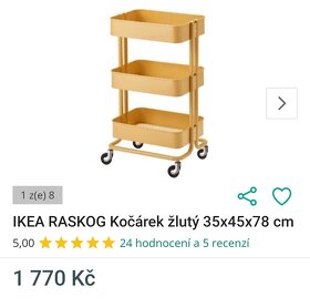 Kovový regál IKEA. - 5