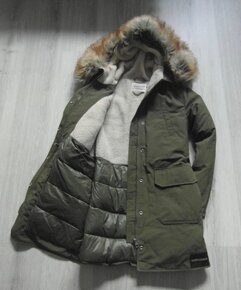 Zimní khaki parka CALVIN KLEIN vel. S/M - 5