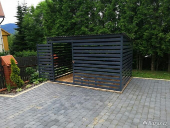 Voliéra –Kotec pro psa 3×2 m , vodorovné uzavřené profily. - 5