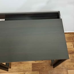 PC stolek - dřevotříska - stůl pod počítač - hnědý - 5
