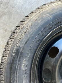 Prodám rezervní kolo 175/80/R14 - Dunlop - 5