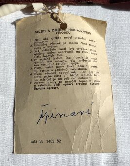 Retro nafukovací lehátko Gumotex nepoužité - 5