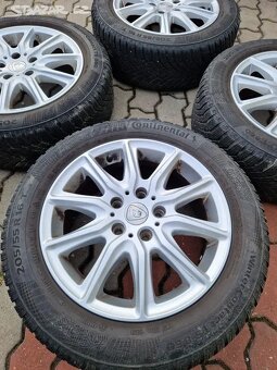 Sada alu kol z VW 5x112, pneu zimní 205/55/16 - 5