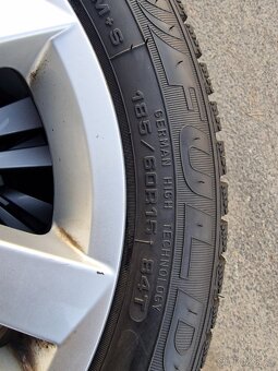 185/60/15 zimní alu kola Škoda Rapid 5x100 Fulda - 5