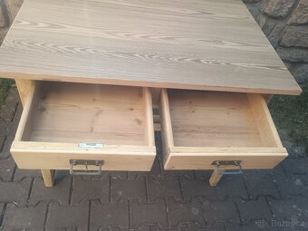 starý stůl modřín / smrk - 5