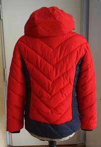 Dámská prošívaná červená zimní bunda Epister 2XL/42-44 - 5