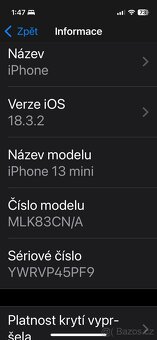 Prodám iphone 13 mini ,256Gb - 5
