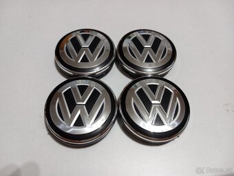 Středové krytky Vw, 56x52mm, Nové logo struktura - 5