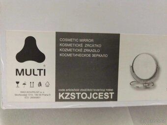 Kosmetické zrcátko skládací - stolní oboustranný zrcadlo - 5