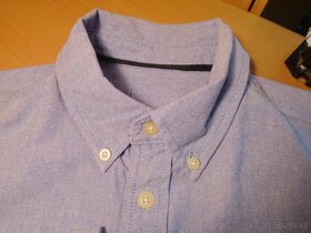 Pánská modrá košile/M/2x53cm - 5