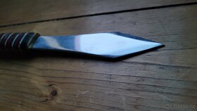 Starý německý vrhací nůž - krásný stav - 5