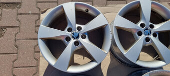 Alu kola originál Škoda Rapid 5x100 7x16 ET46 5JA 601 025 A - 5