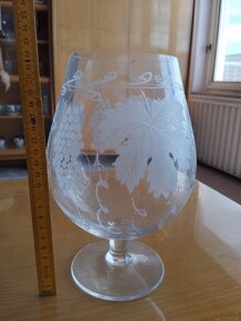 broušené, leptané a zlacené sklo bohemia crystal - 5