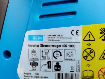 Invertorová elektrocentrála Gude ISG 1000 - 5