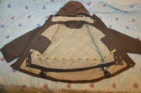 128 134 zimní bunda oteplené kalhoty oteplováky - 5