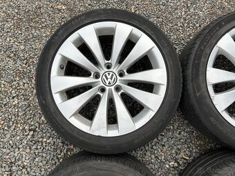 Alu orig letní sada VW Phoenix 5x112 8J ET41 225/45 R17 - 5